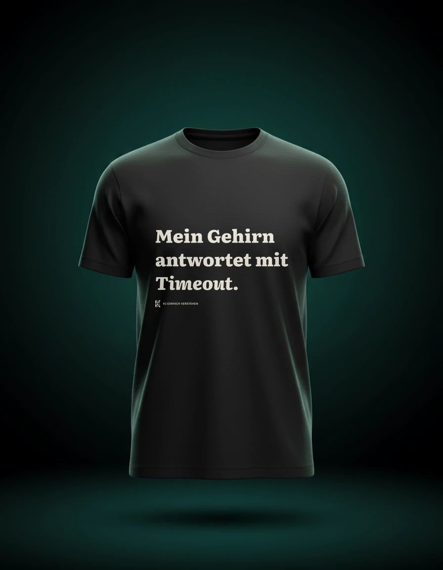 T-Shirt: Mein Gehirn antwortet mit Timeout.