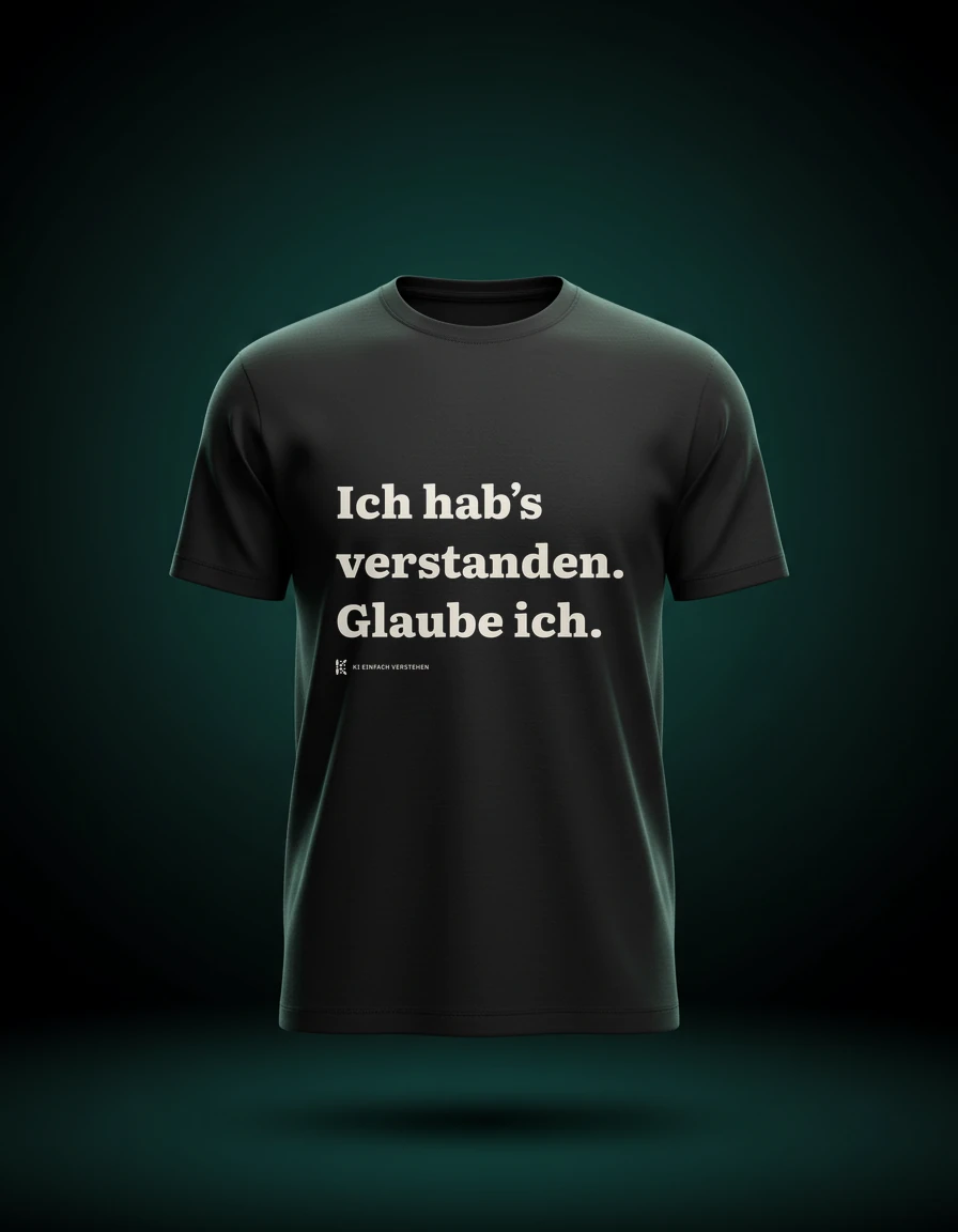 T-Shirt: Ich hab’s verstanden. Glaube ich.